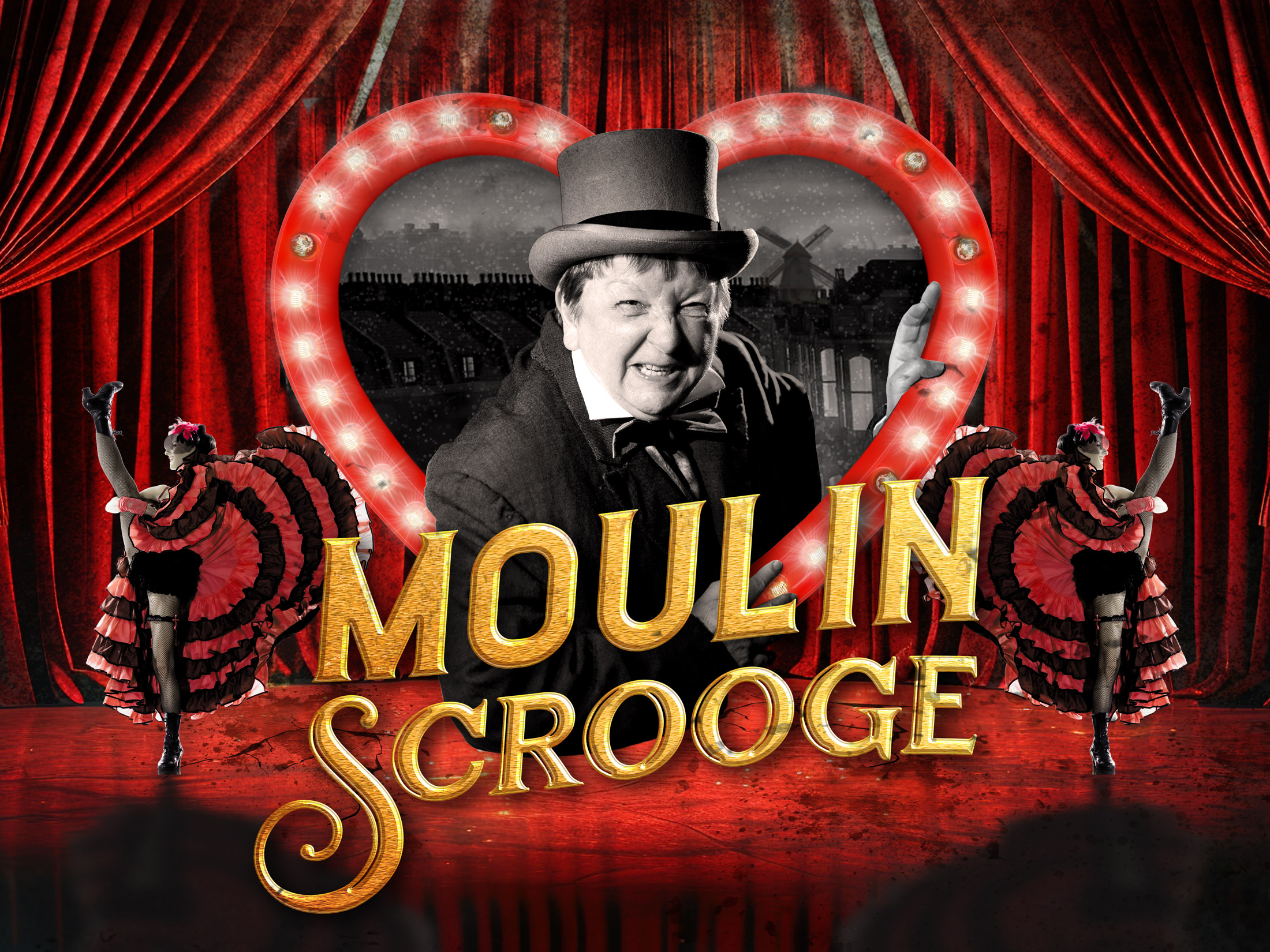 DOUBLE CHRISTMAS SHOW ALERT: Front Room Theatre And the Wardrobe Theatre in Bristol Join Forces For ‘Moulin Scrooge’