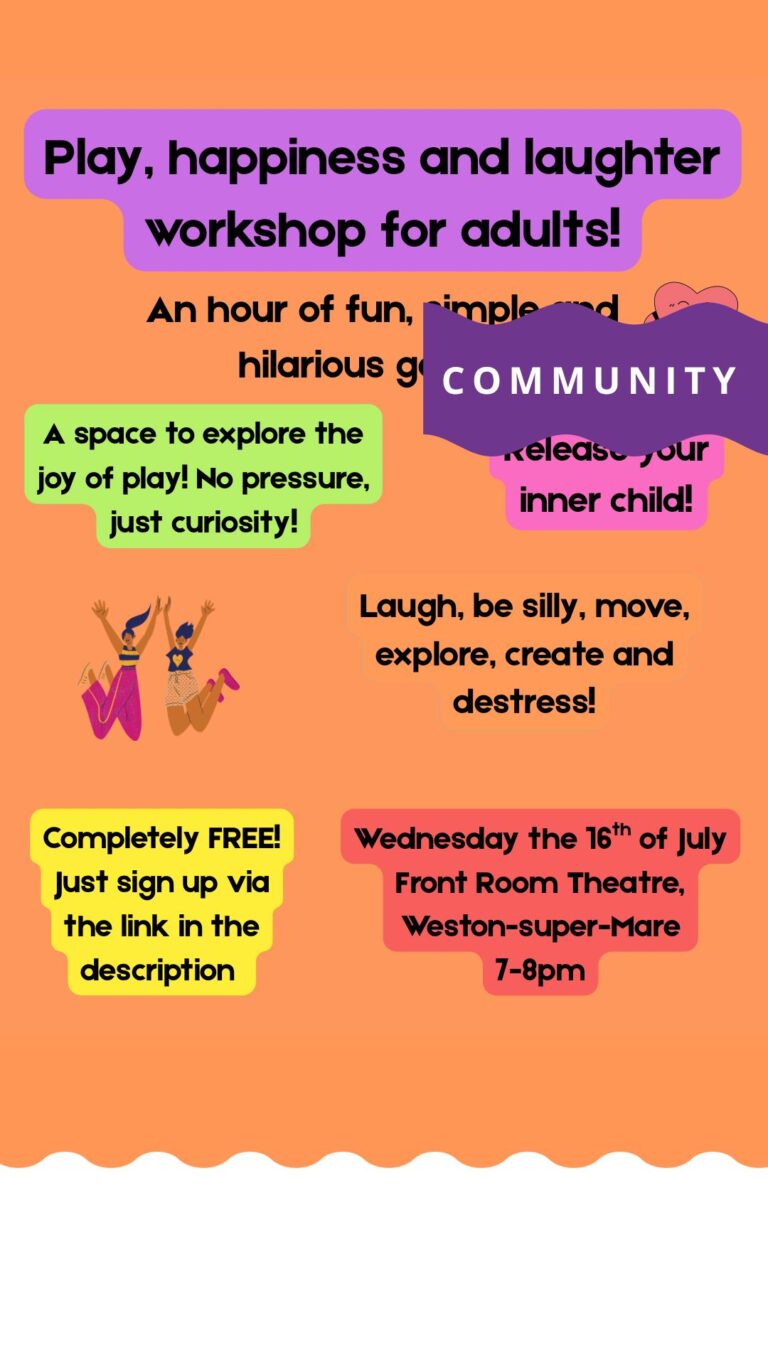 Play, Happiness & Laughter Workshop for Adults
